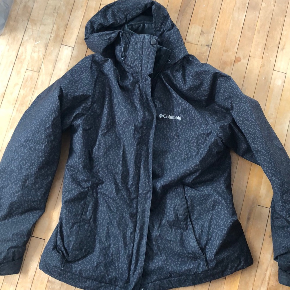 Hooded winter jacket